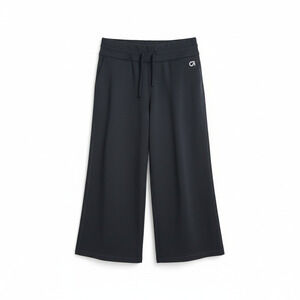 GapFit Wide Leg Drawstring Capris Black Elastic Waist Size XS